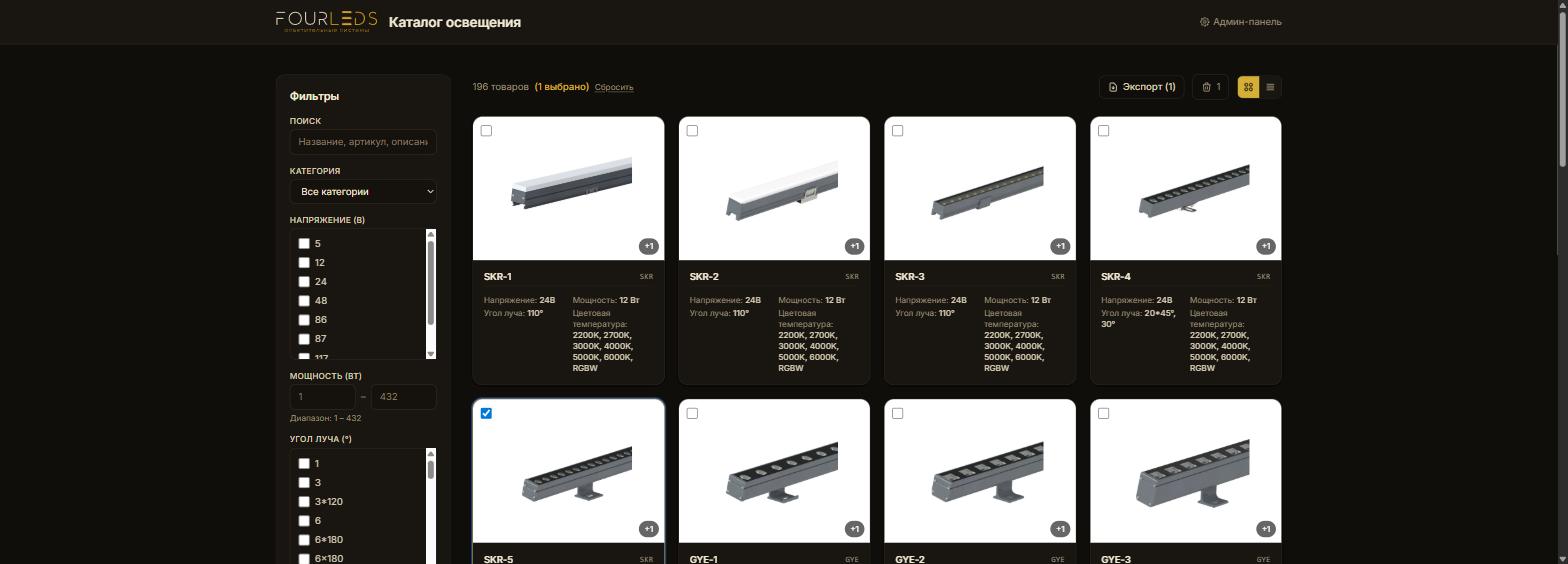 FOURLEDS lighting catalogue